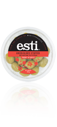 esti Green Olives stuffed with Natural Red Pepper