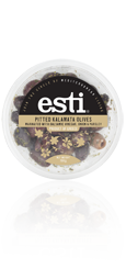 esti Pitted Kalamata olives with Balsamic vinegar, Onion and Parsley